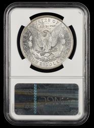 1886 O $1 NGC  AU58