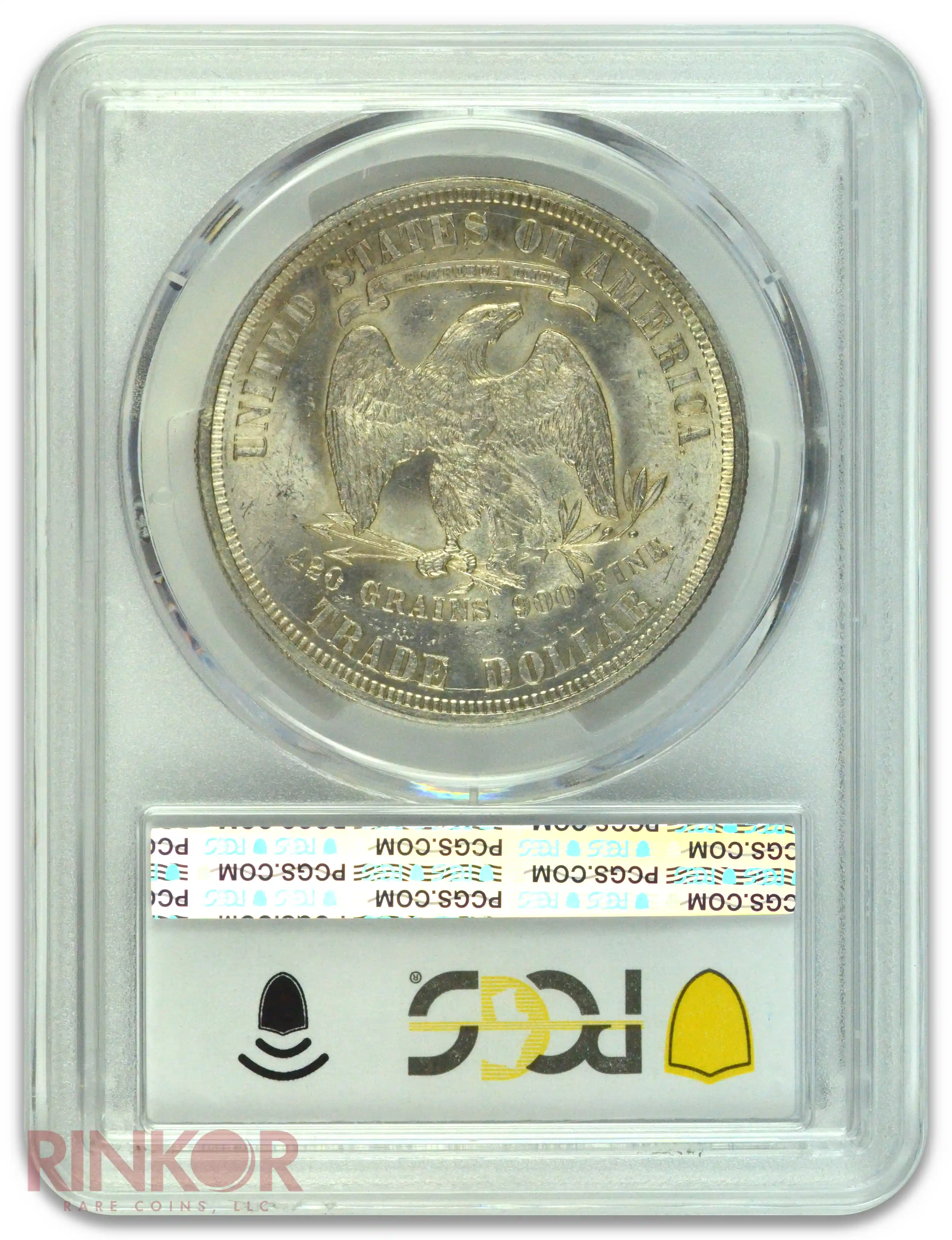 1876 $1 Trade Dollar PCGS MS 63+