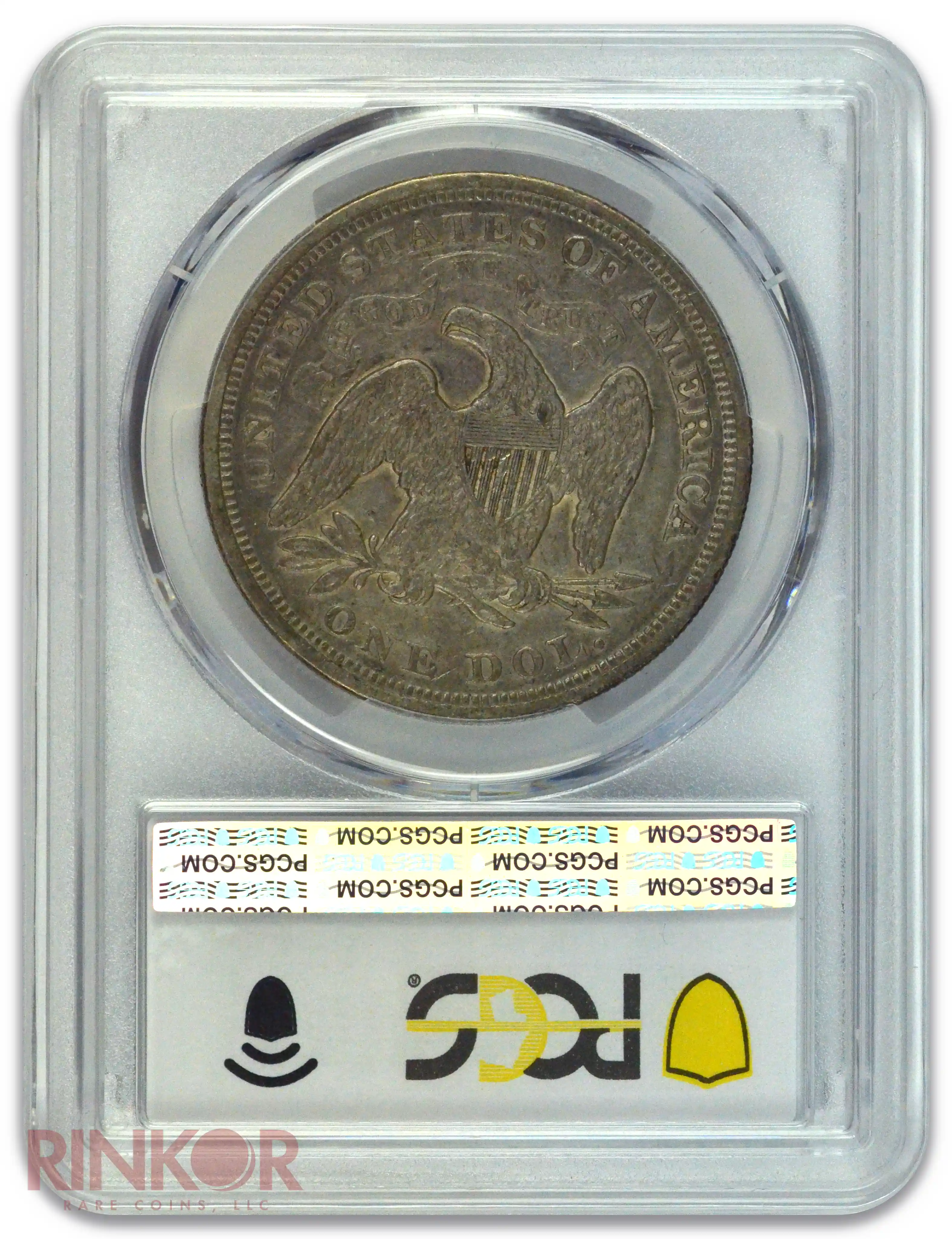 1871 $1 Seated Dollar PCGS XF-40