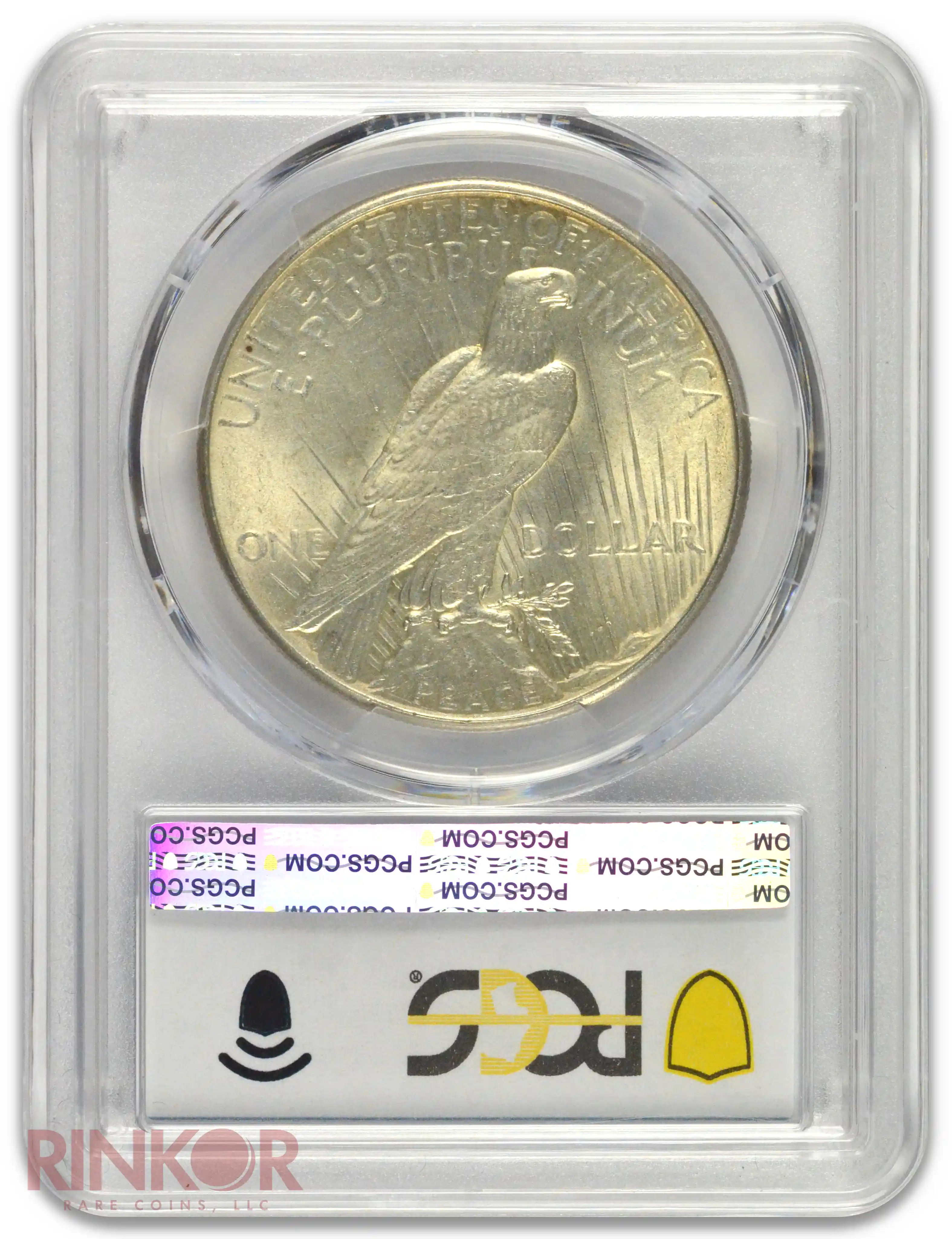1934 $1 Peace Dollar PCGS MS 63