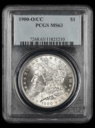 1900-O/CC $1 PCGS MS 63