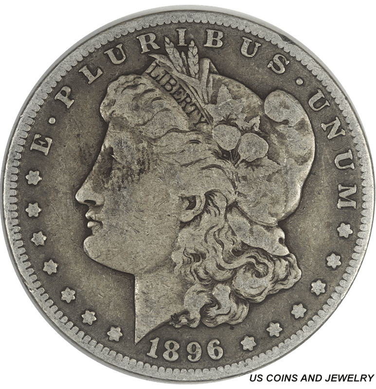 1896-S Morgan Silver Dollar, Fine /  Very Fine Condition - Nice Original Condition