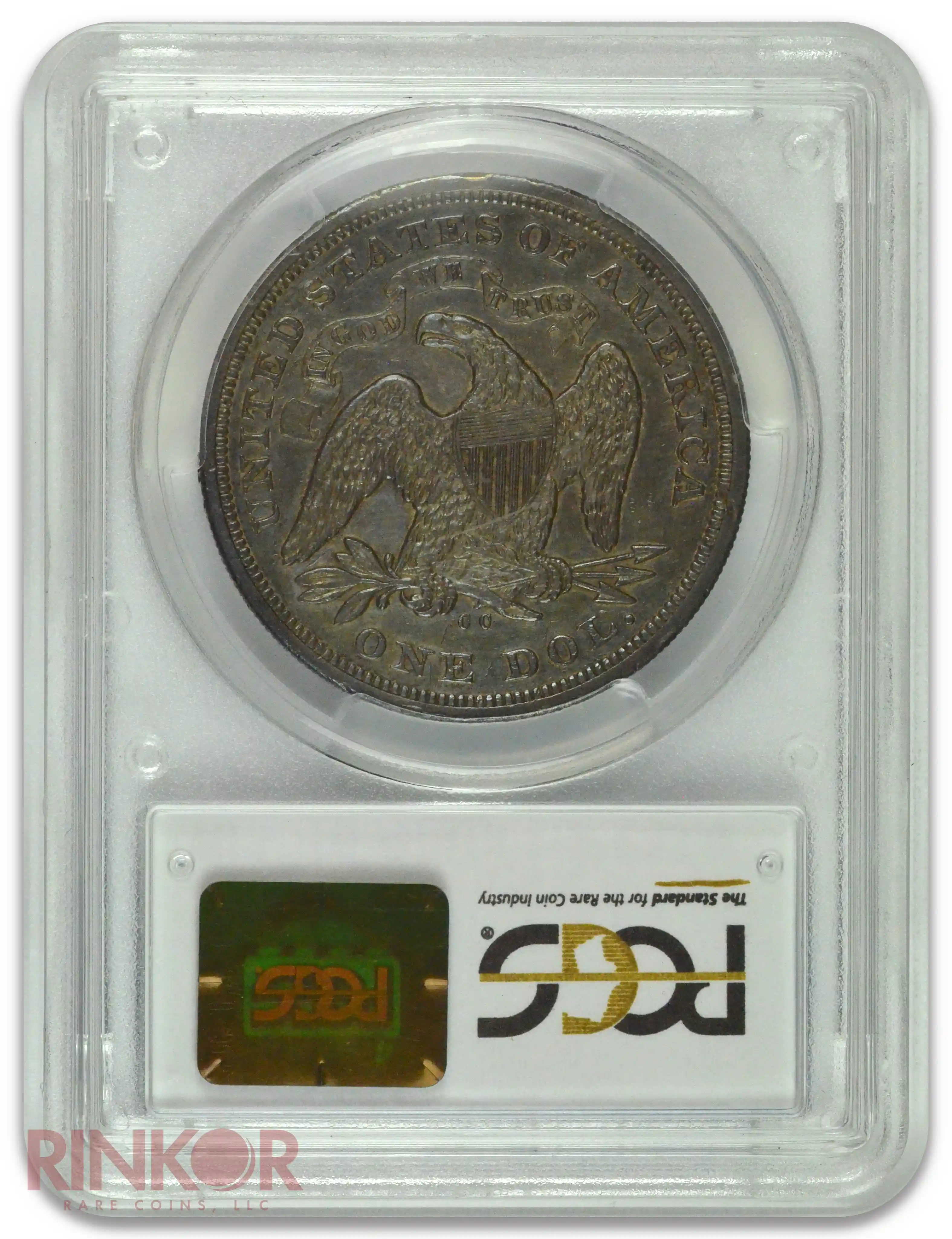 1872-CC $1 Seated Dollar PCGS XF-45