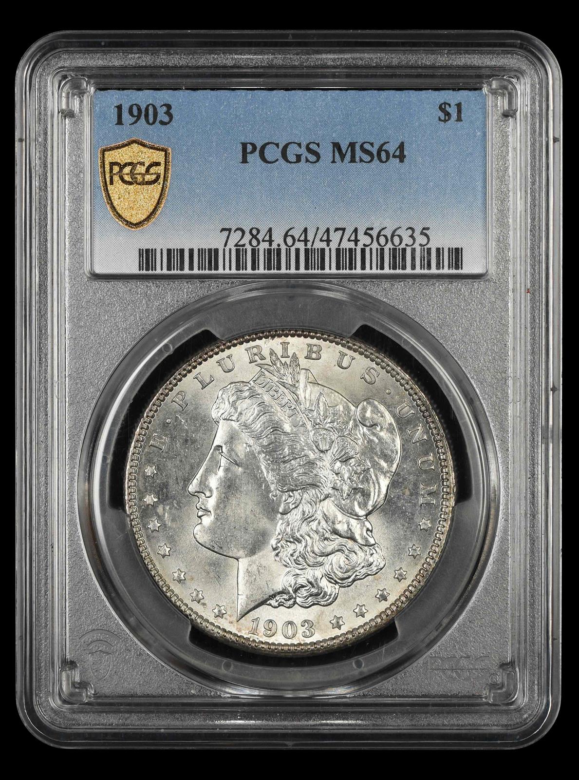 1903 $1 PCGS MS 64
