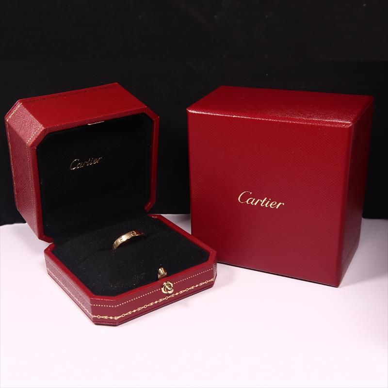 Cartier Love Ring 18k YG PBJ139 w/ Box - Size 6.25 