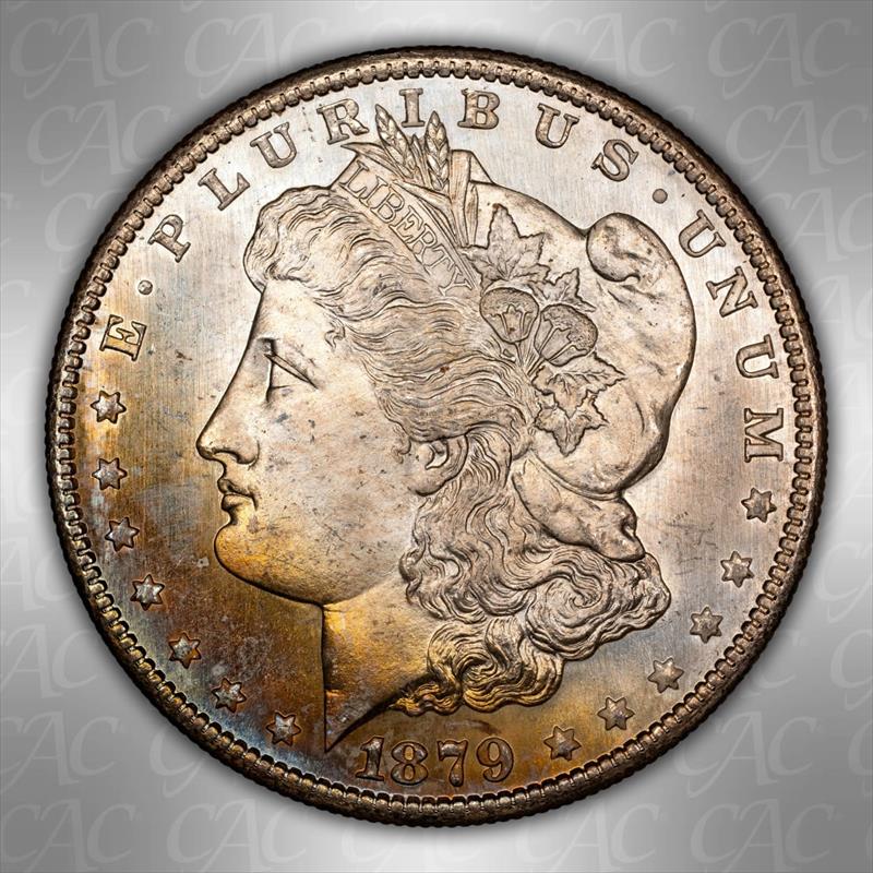1879-S $1 CACG MS 67 PL
