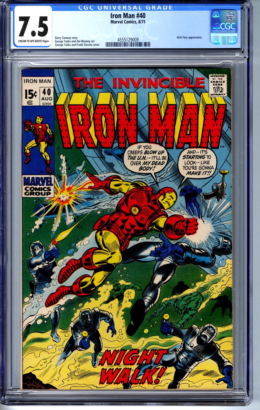 Iron Man #40 CGC 7.5 7.5