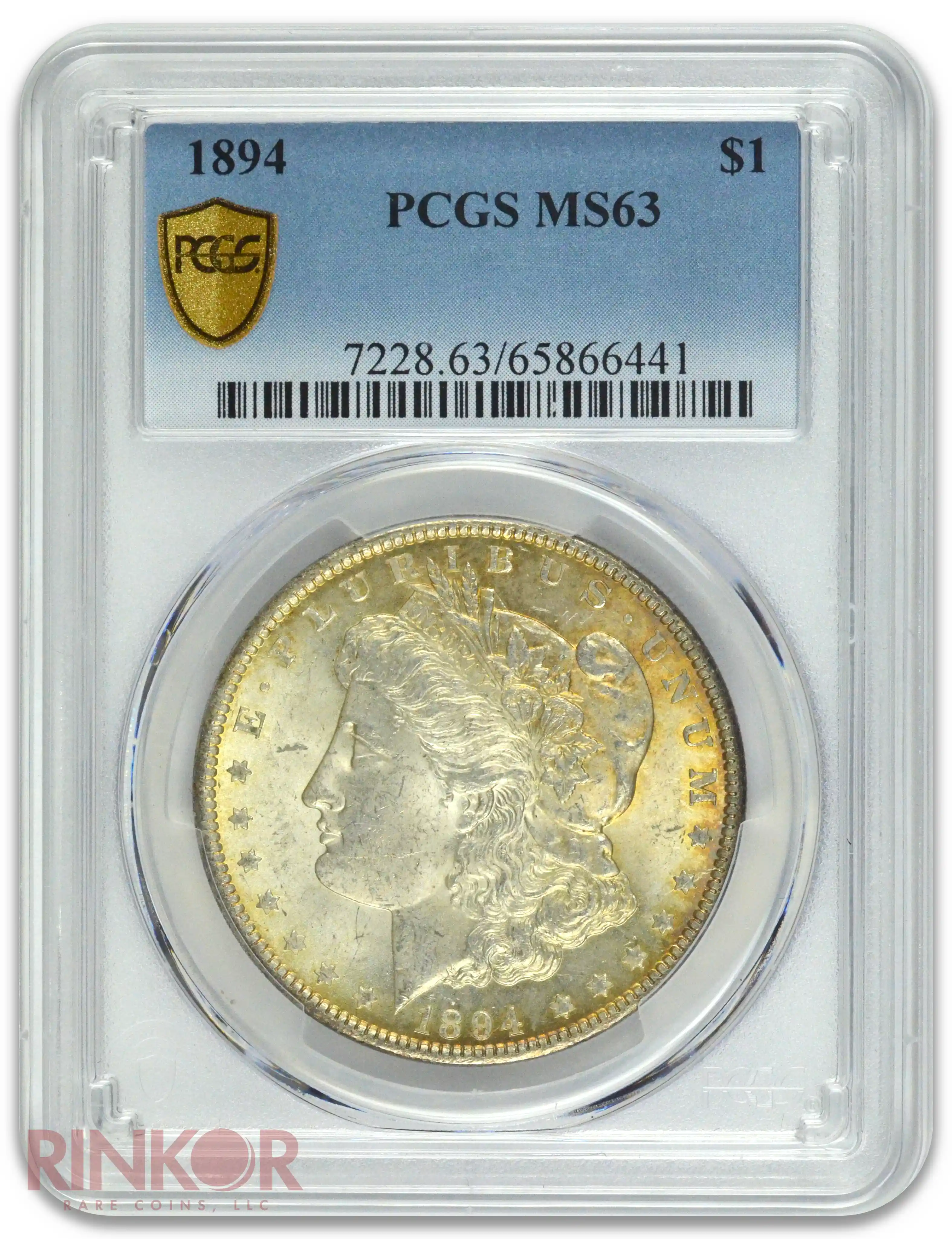 1894 $1 Morgan Dollar PCGS MS 63