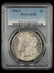 1900-S $1 PCGS AU-55