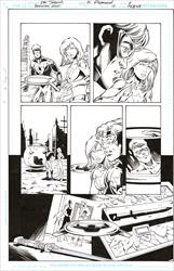 Booster Gold #15, Page 5 Artist:  Dan Jurgens (Penciller) ,  Norm Rapmund (Inker) Media Type: Pen and Ink Art Type: Interior Page 