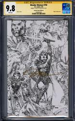 Wonder Woman #750 CGC Signature Series 9.8 (D.C., 2020) Signed by Jim Lee 