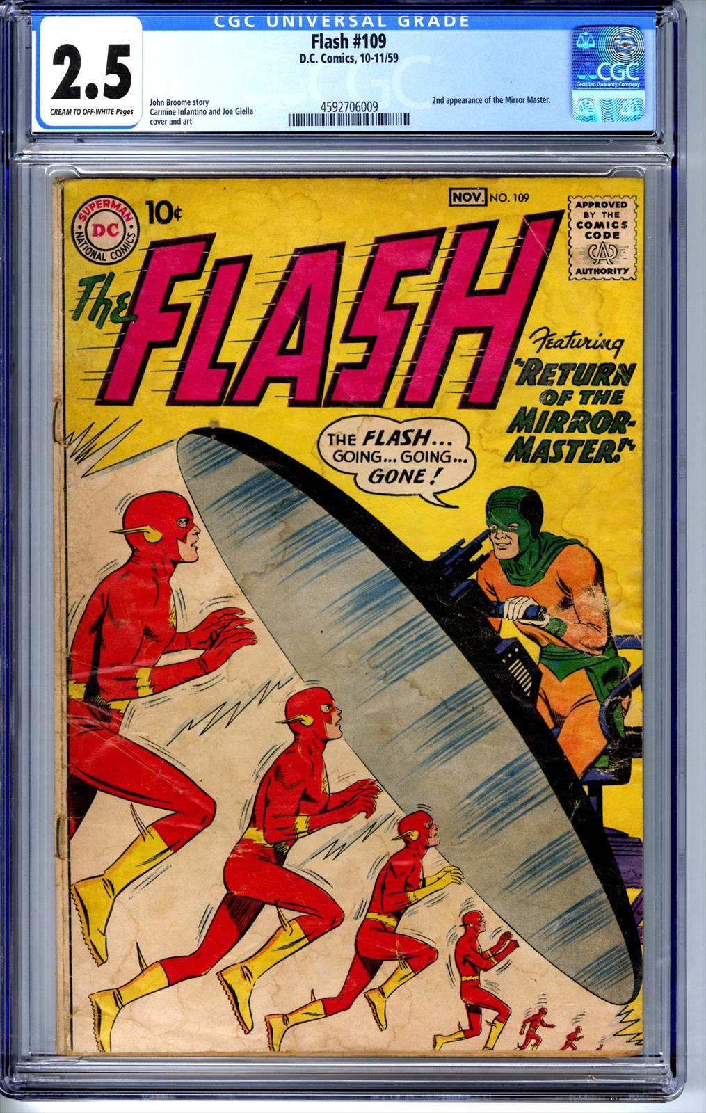 Flash #109 CGC 2.5 2.5