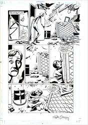 Starman # 63 Page 7 Artist:  Peter Snejbjerg (Penciller) ,  Peter Snejbjerg (Inker) Media Type: Pen and Ink Art Type: Interior Page 