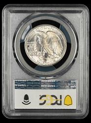 1945 D 50C PCGS MS65