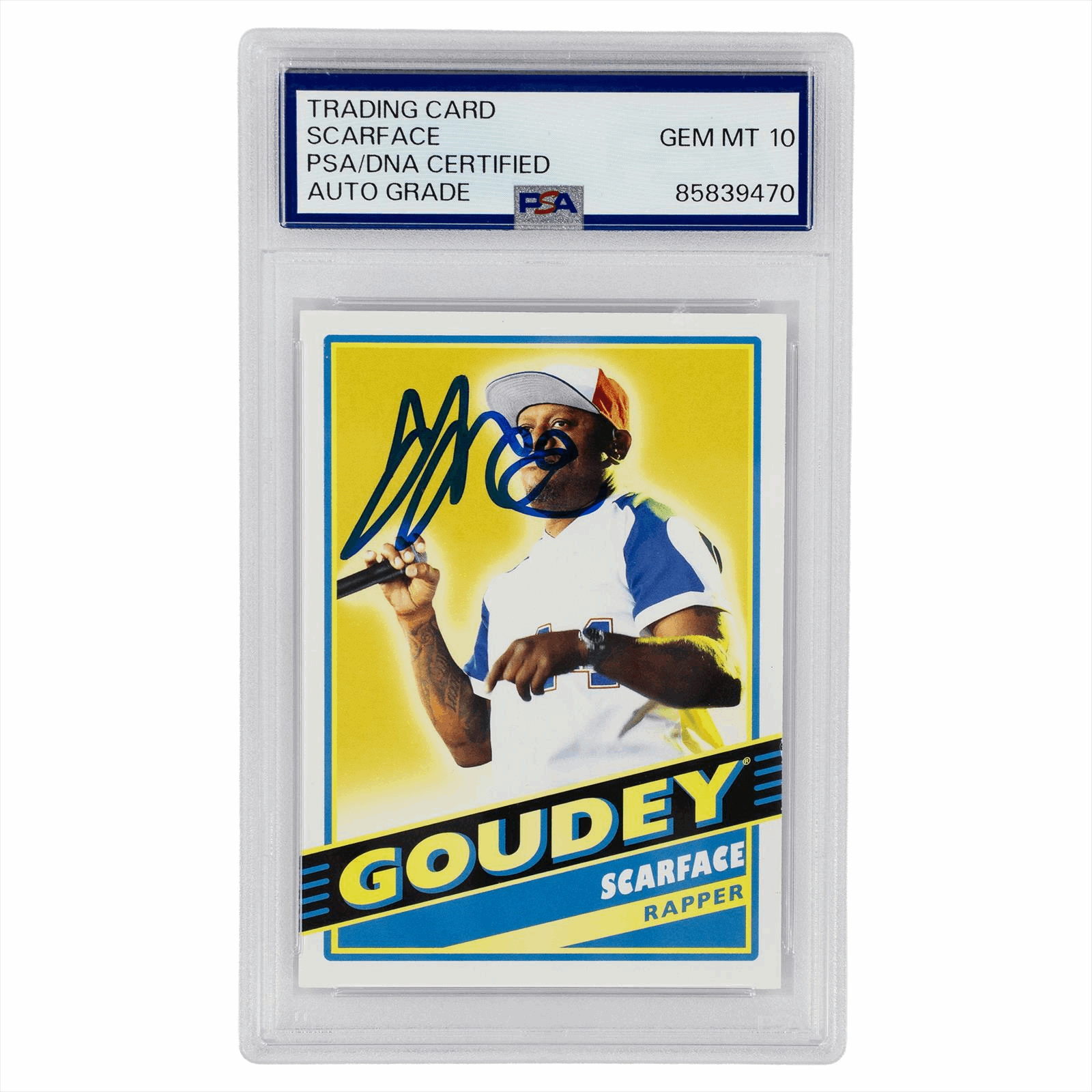 2020 Goudey Brad Jordan Scarface Trading Card PSA/DNA GEM MT 10 AUTO GRADE
