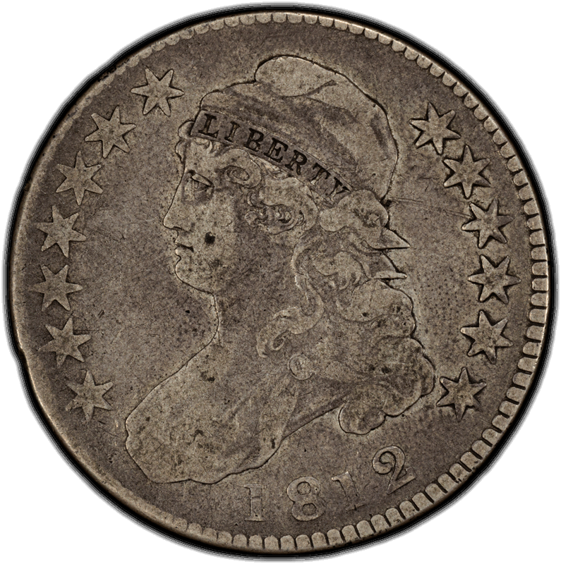 1812 50c PCGS VF20 CAC 