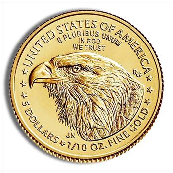 2024 1/10 oz Gold Eagle - BU image 4