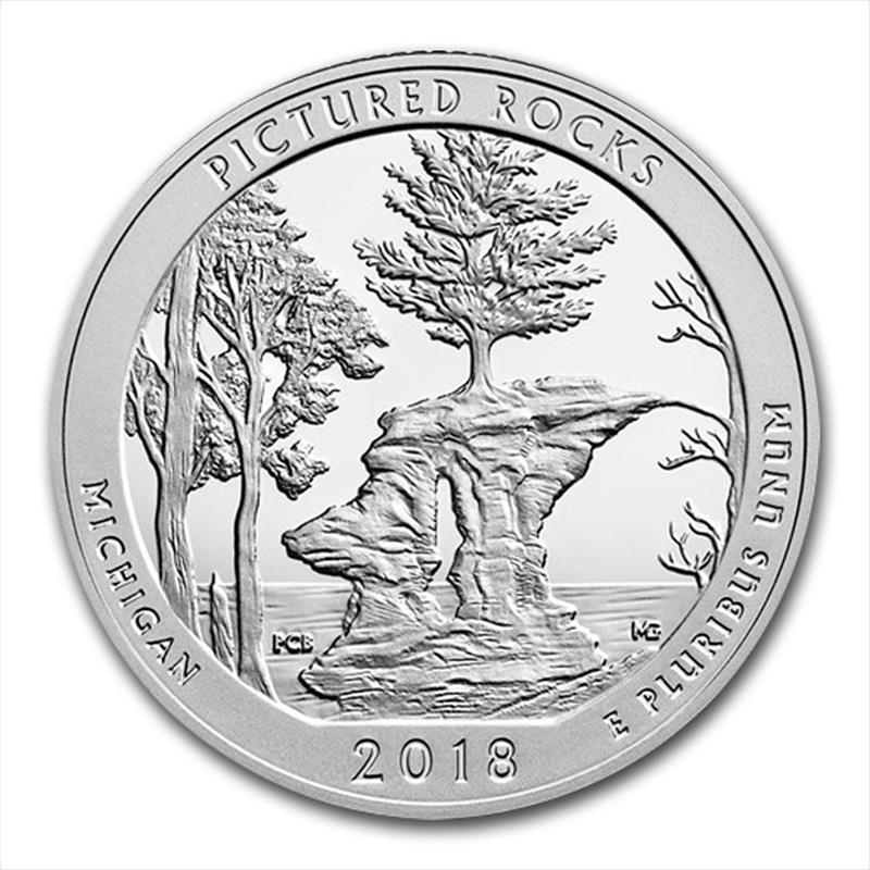 2018 $.25-S Pictured Rocks National Lakeshore Proof