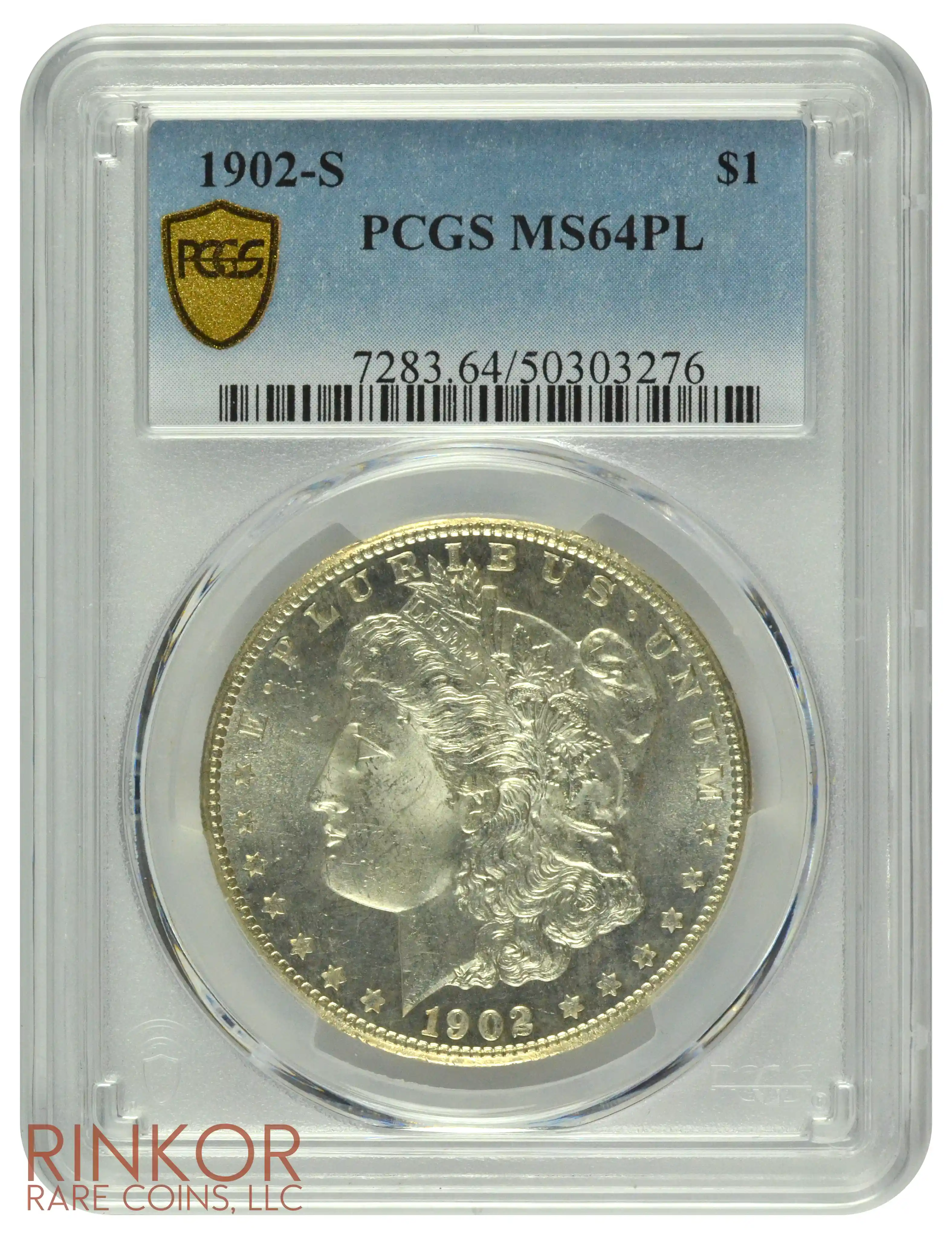 1902-S $1 PCGS MS 64 PL