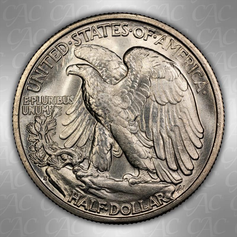 1940-S 50c CACG MS 66