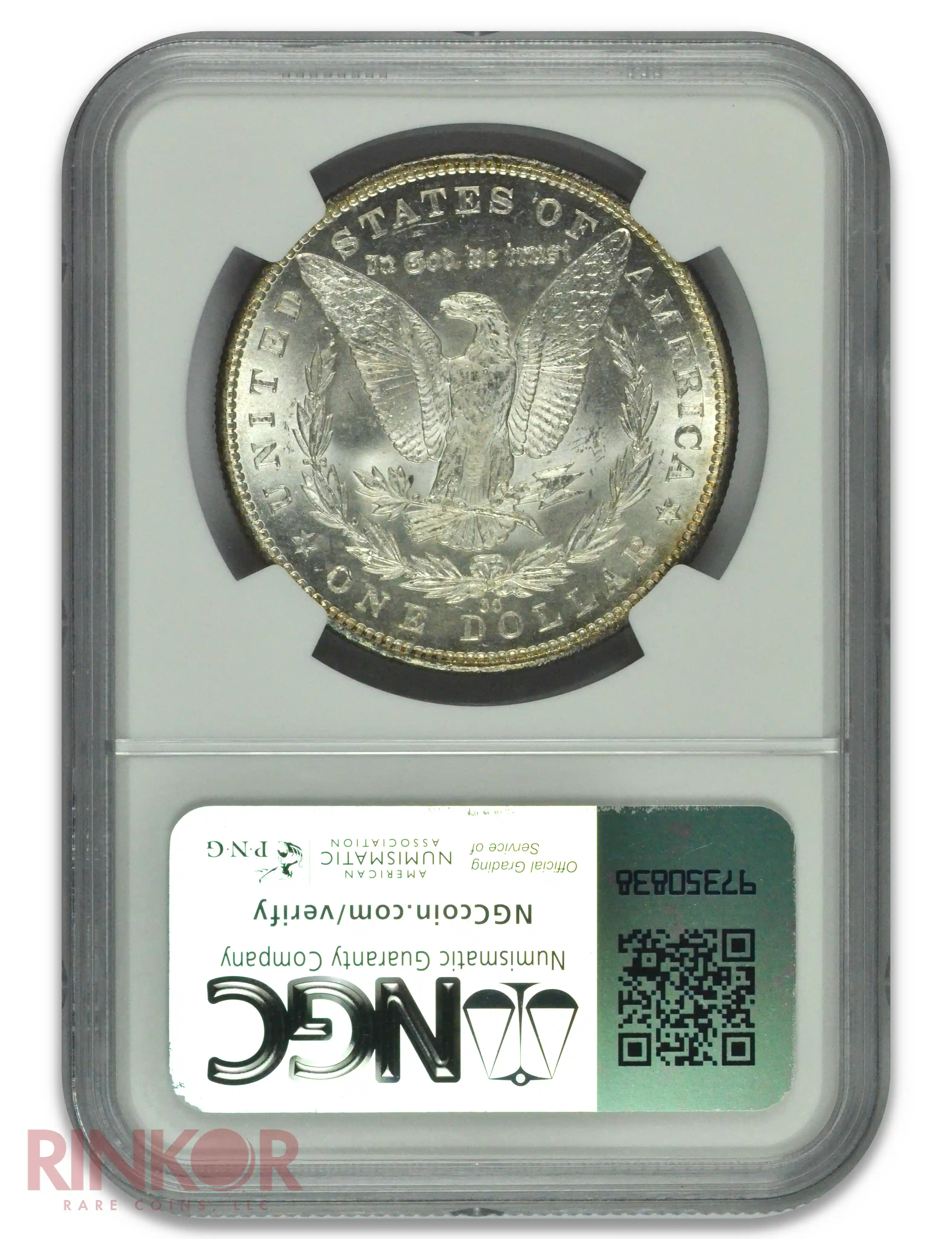 1890-CC $1 Morgan Dollar NGC MS 63