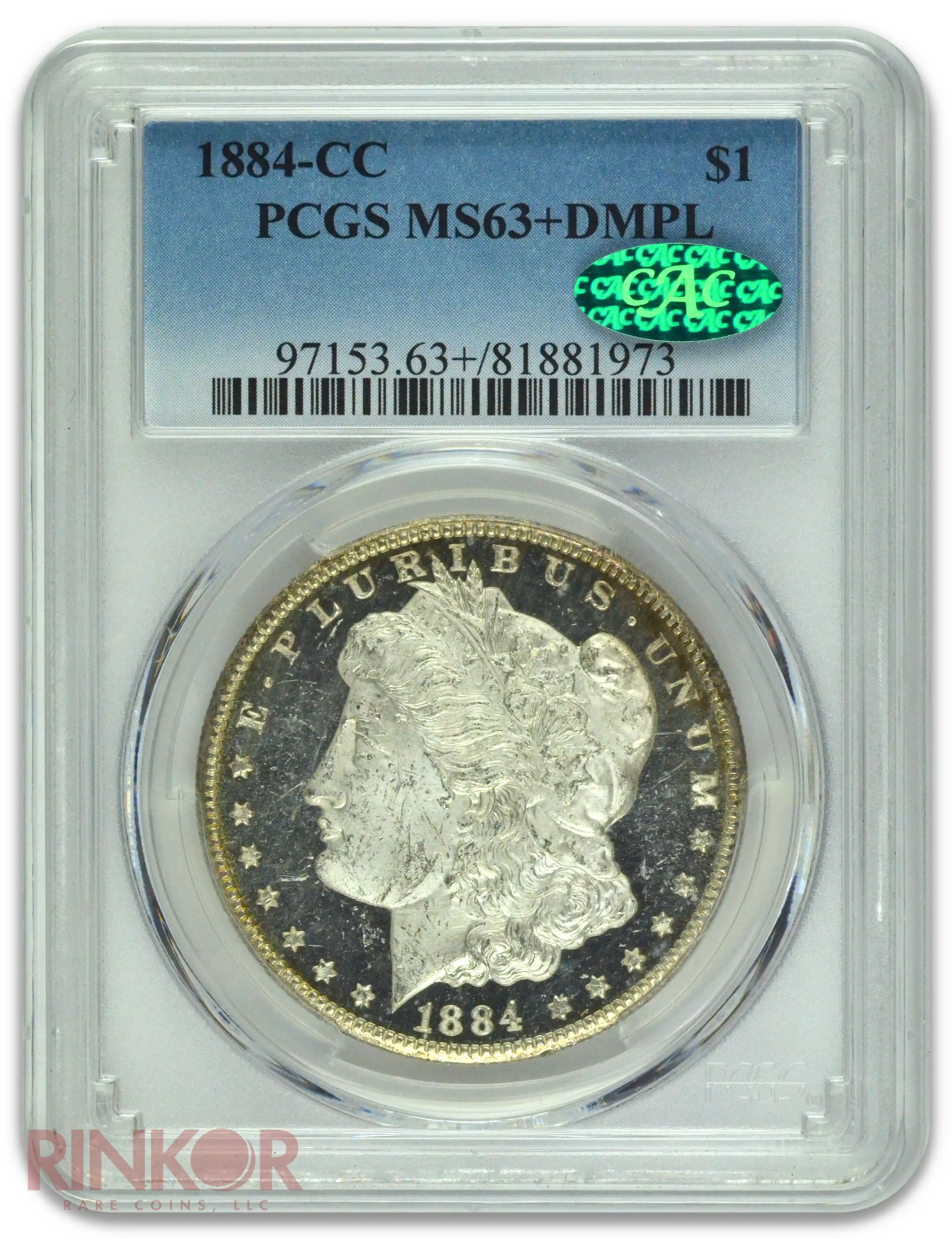 1884-CC $1 Morgan Dollar PCGS
