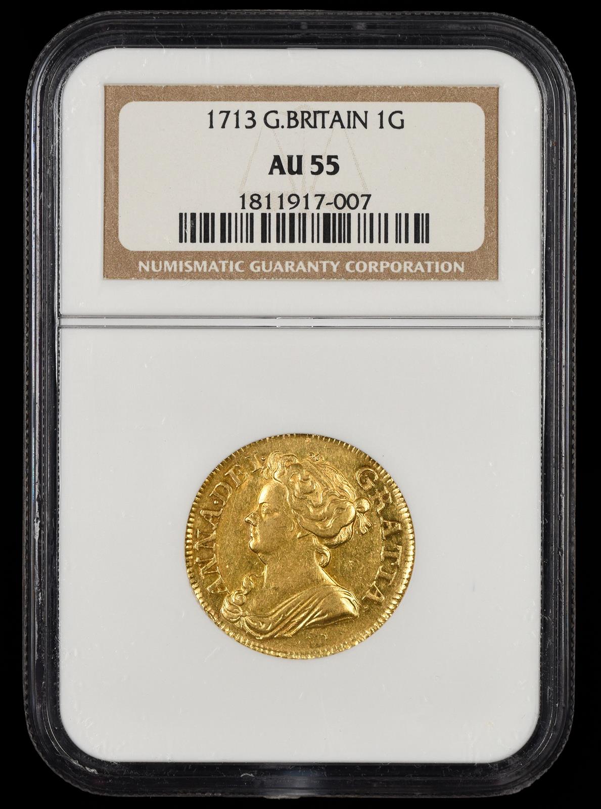 1713 Guinea NGC AU55