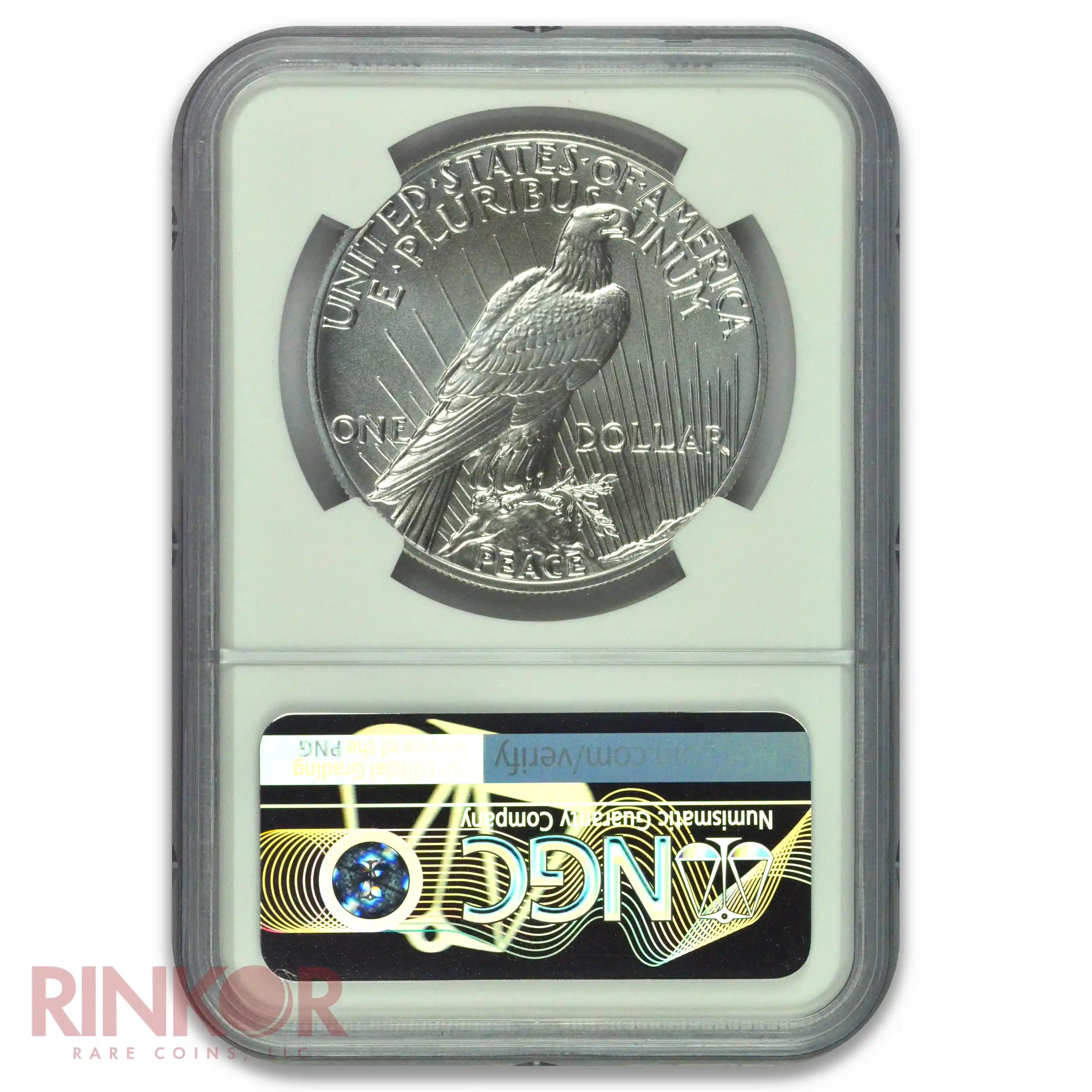 2021 $1 Peace Dollar 100th Anniversary First Day of Issue NGC MS 70