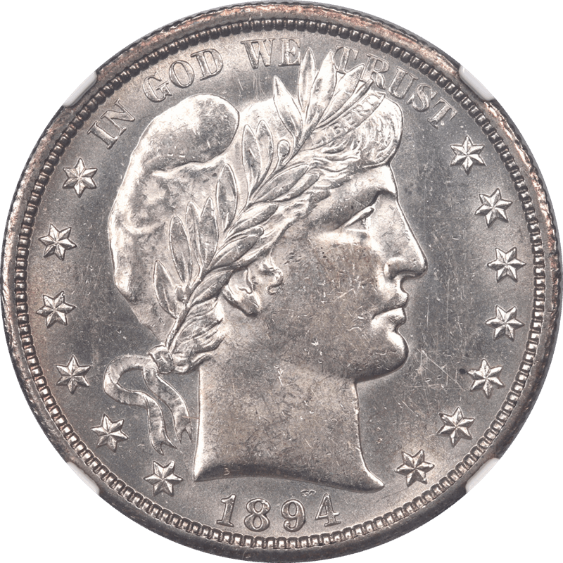 1894-O Barber Half Dollar 50c NGC MS 62
