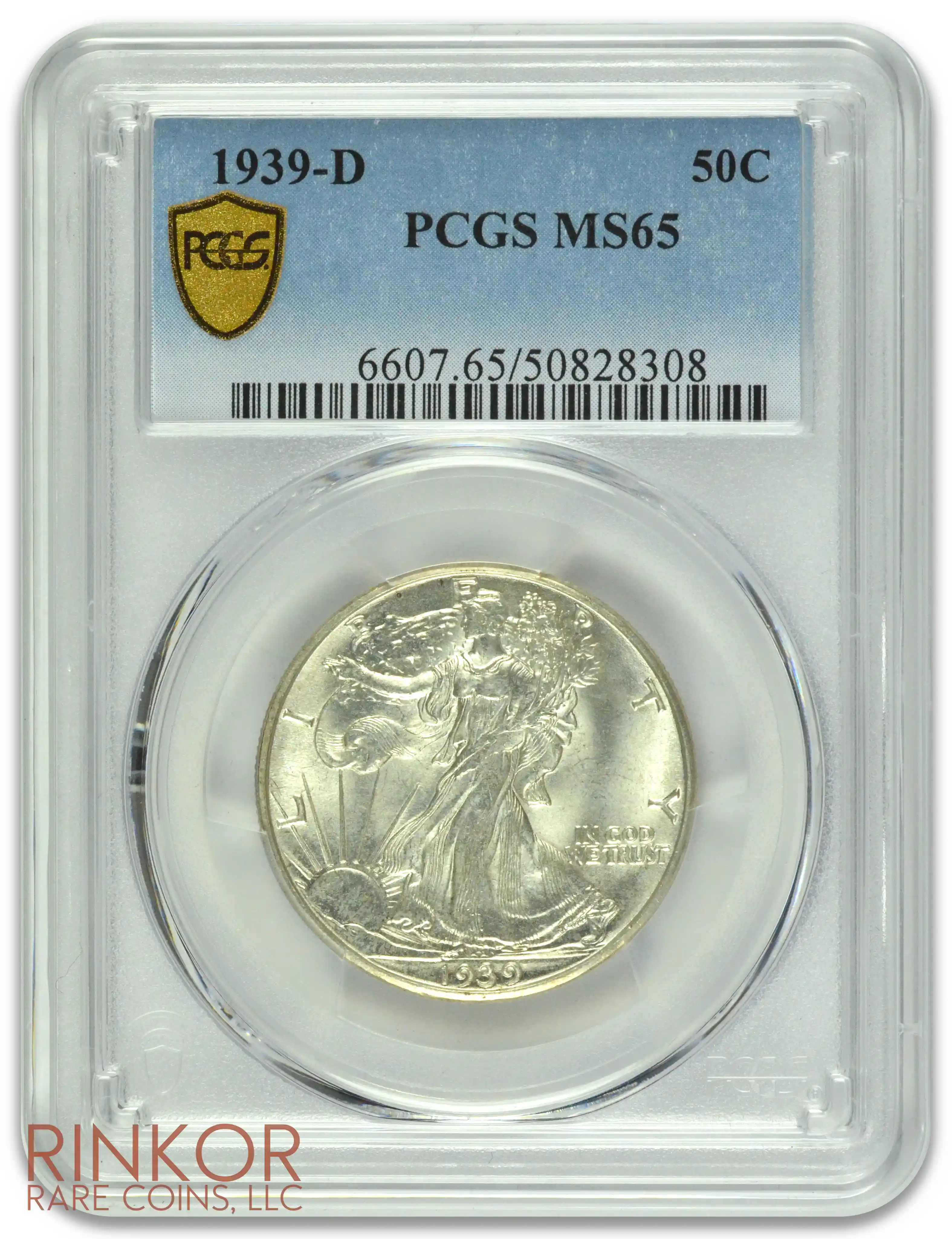 1939-D Walking Liberty PCGS MS 65