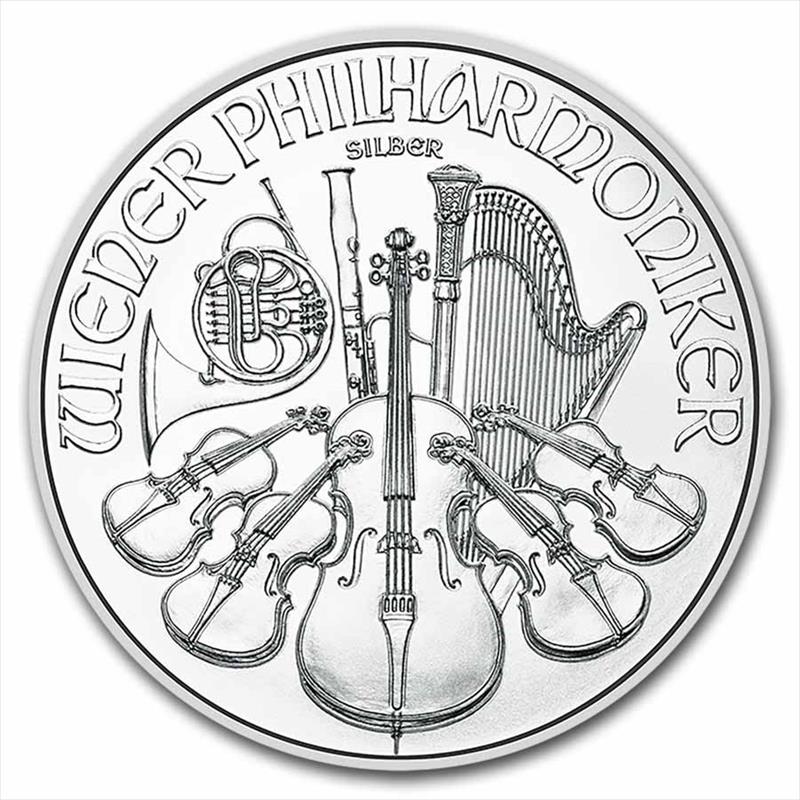 2025 1 Euro 1oz. Austrian Silver Philharmonic, BU