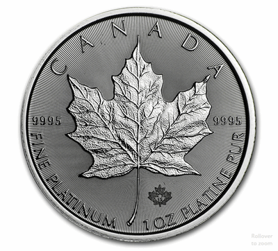 Platinum Canadian Maple Leaf 1-oz