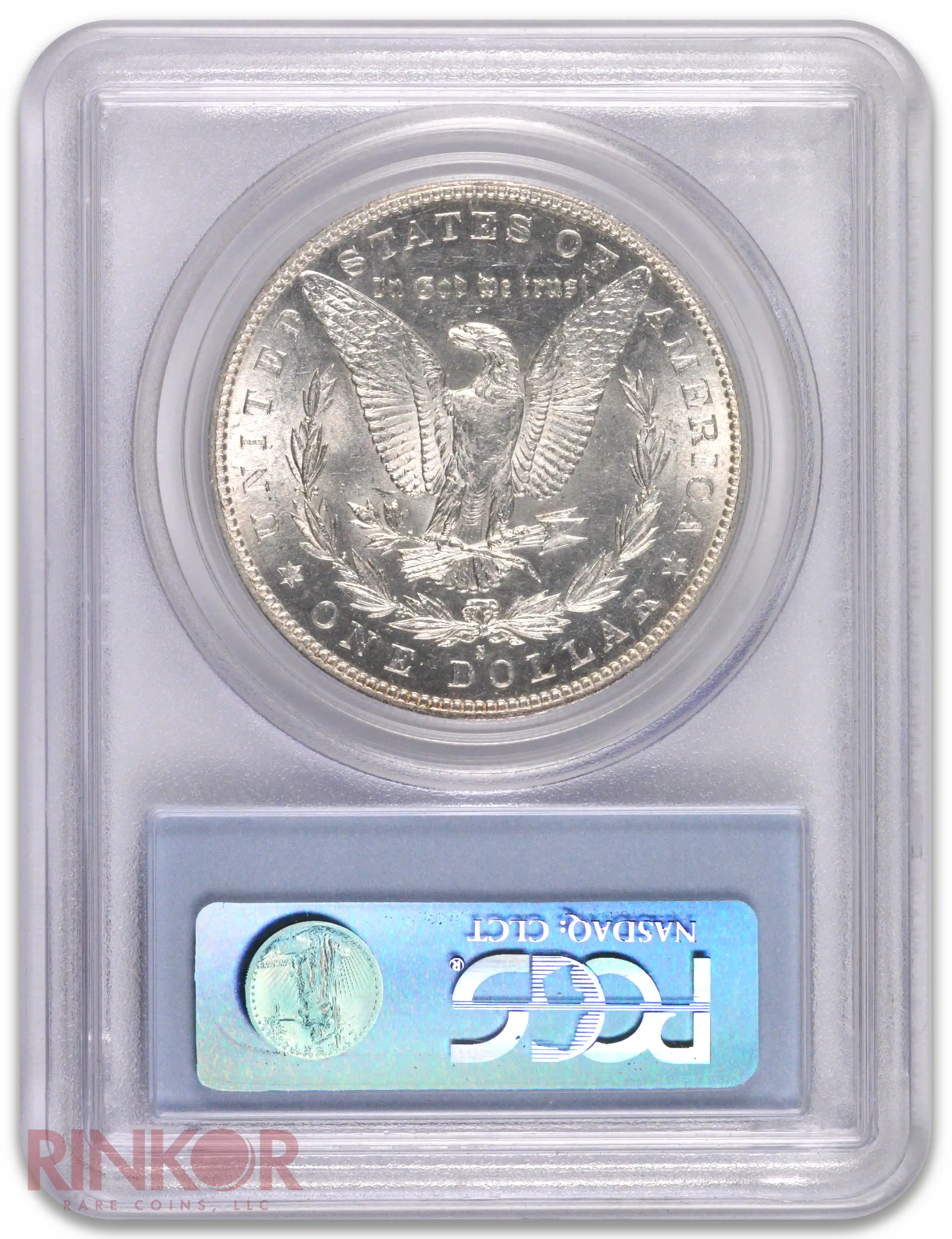 1884-S $1 Morgan Dollar PCGS MS 62