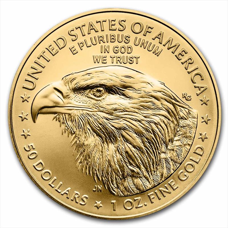 2025 $50 1oz. American Gold Eagle, BU 