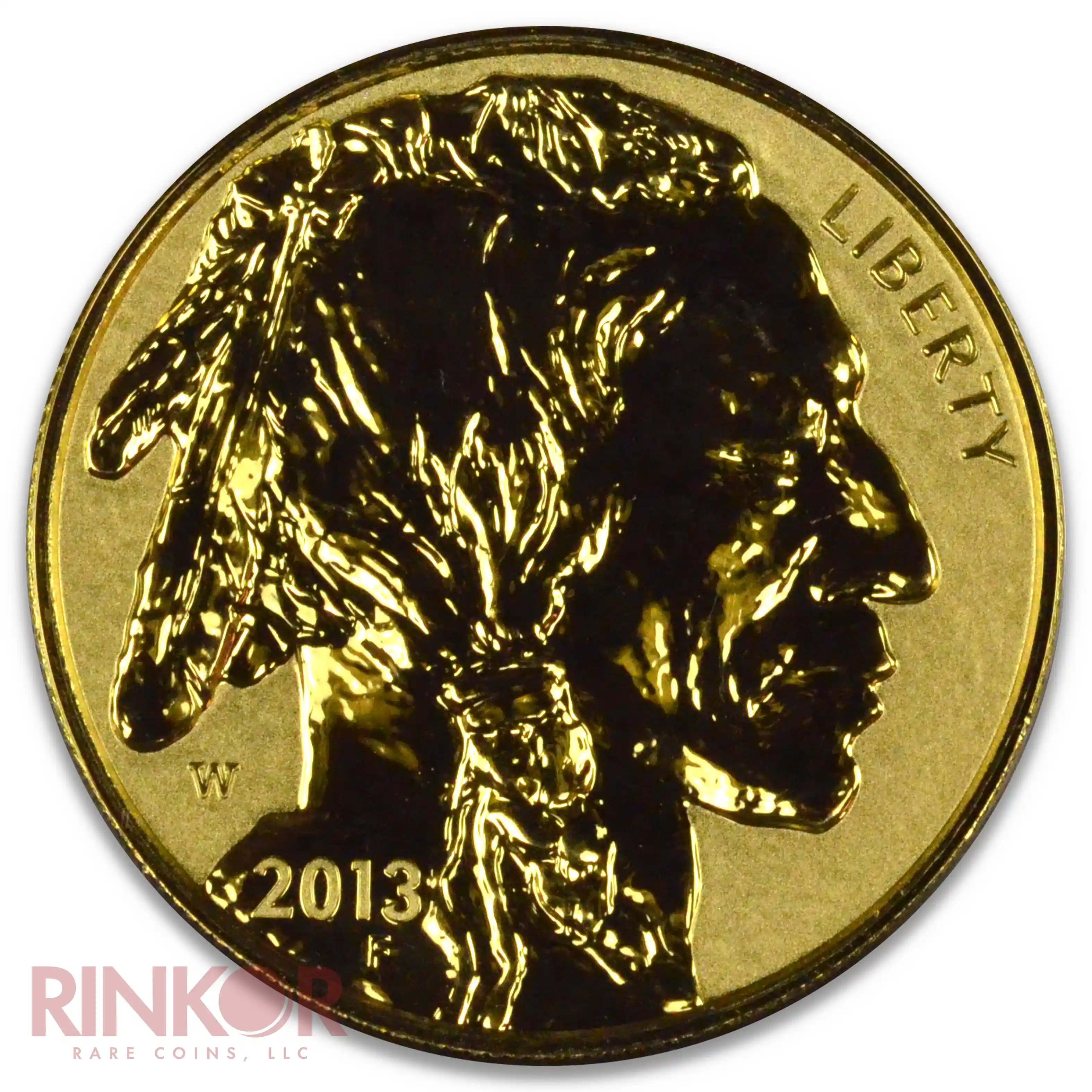 2013-W 1oz American Gold Buffalo Reverse Proof (Box and CoA)