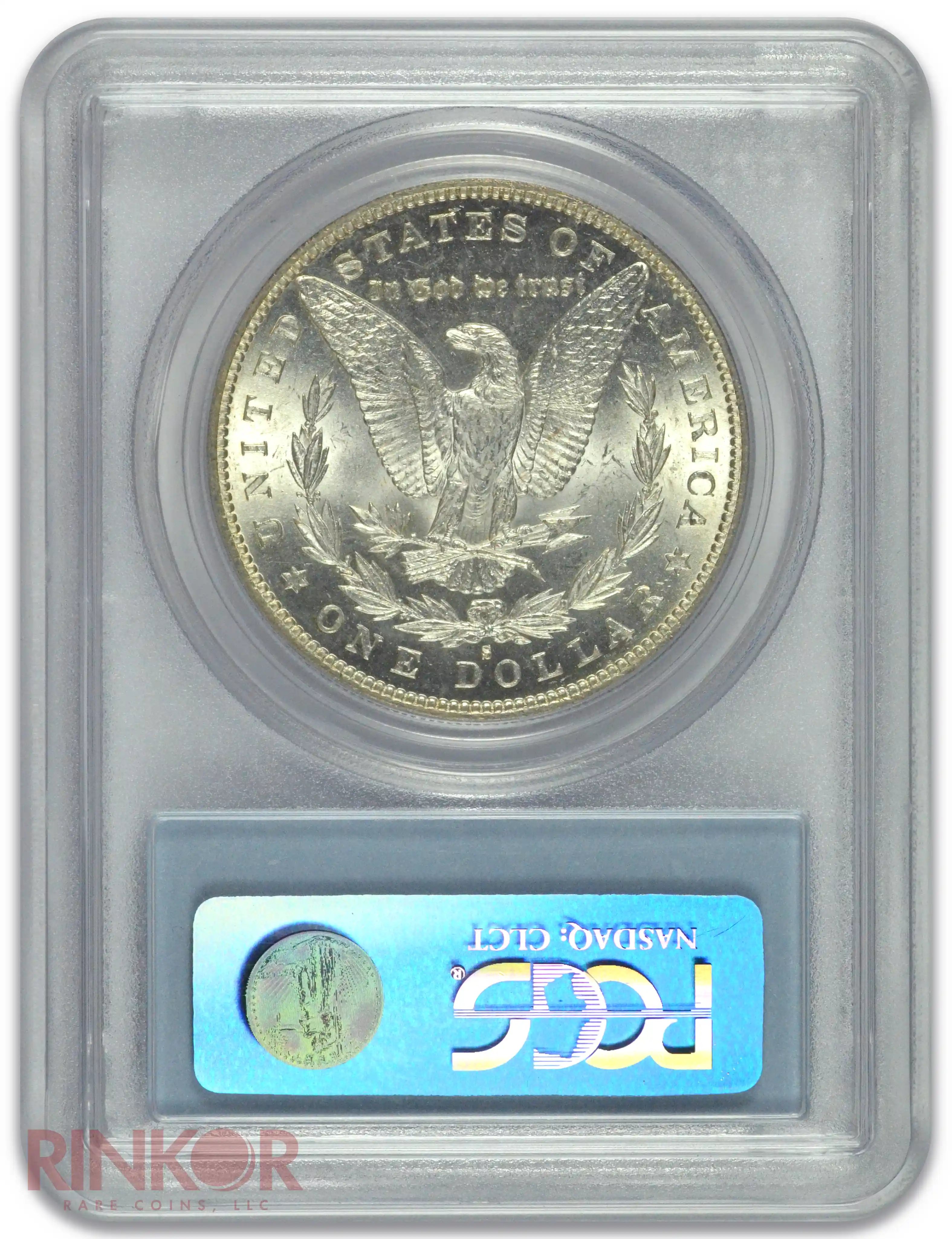 1884-S $1 Morgan Dollar PCGS MS 62