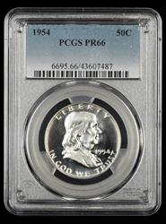 1954 Franklin Half Dollar PCGS PR66 PR66