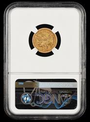 1843 O Small Date $2.5 Gold NGC XF-45