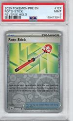 2025 Pokemon Pre En Roto Stick Reverse Holo PSA MINT 9 