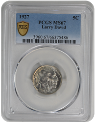1927 Buffalo PCGS MS 67