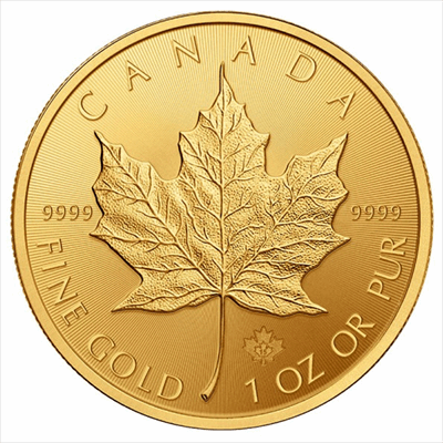 1oz Gold Canadian Maple Leaf -Assorted Dates- 