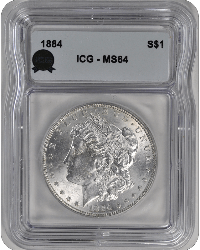 1884 Morgan ICG MS 64