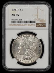 1898 S $1 NGC AU55 AU55