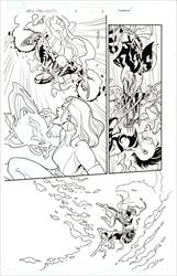 New Avengers #6 Page 6 Artist:  Stuart  Immonen (Penciller) ,  Wade von Grawberger (Inker) Media Type: Pen and Ink Art Type: Interior Page 