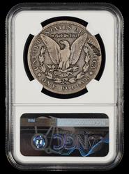 1903 S $1 Mint Error Reverse Lamination Bill Fivaz Signature Label NGC VG-10