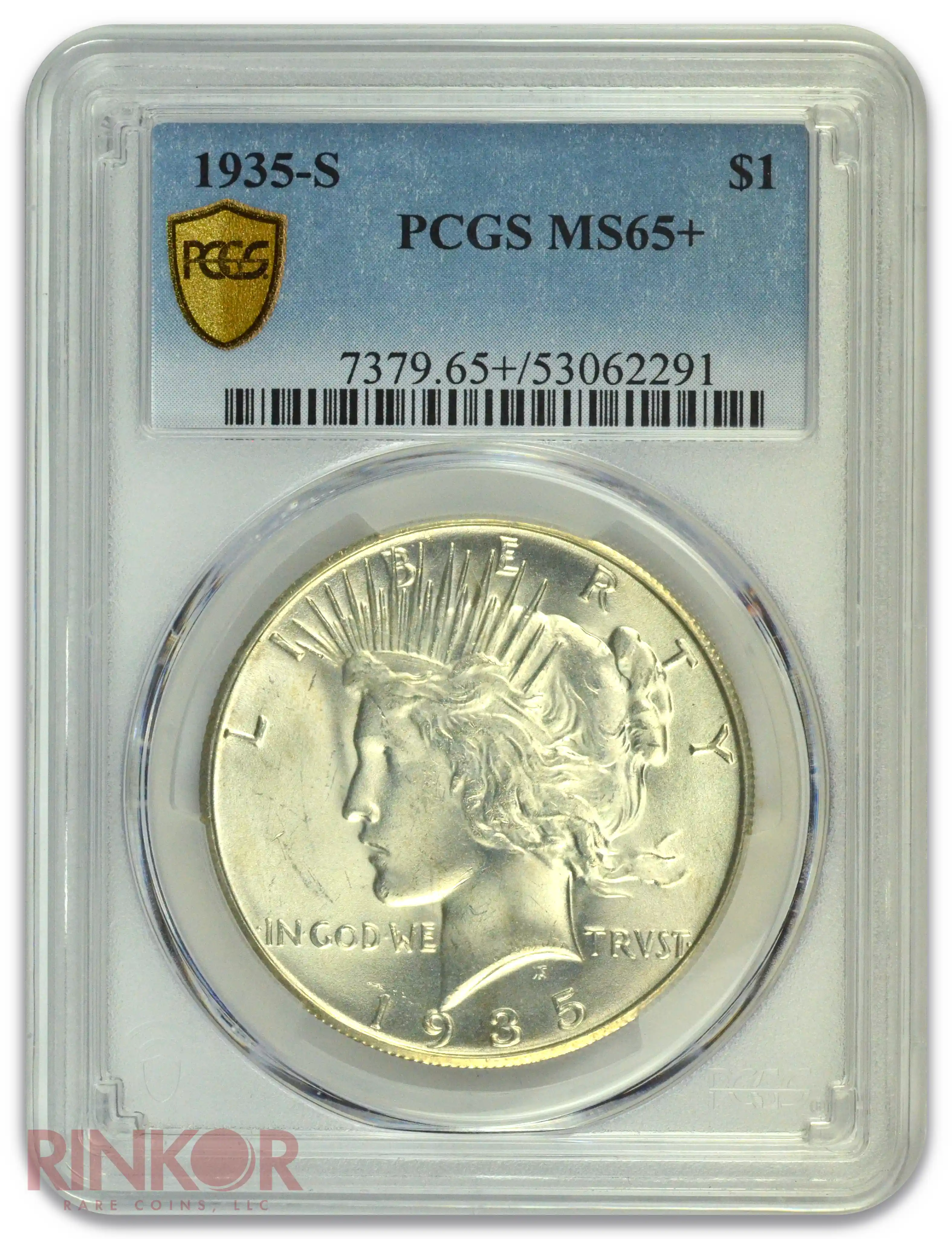1935-S $1 Peace Dollar PCGS