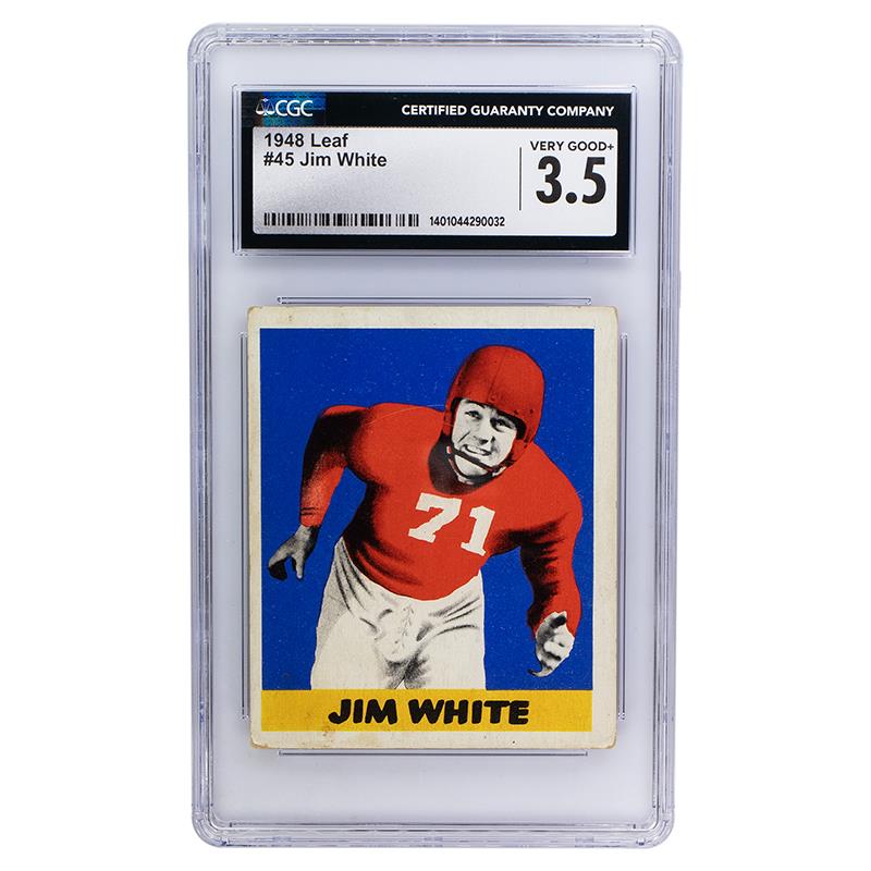 1948 Leaf Jim White #45 CGC VG+ 3.5 