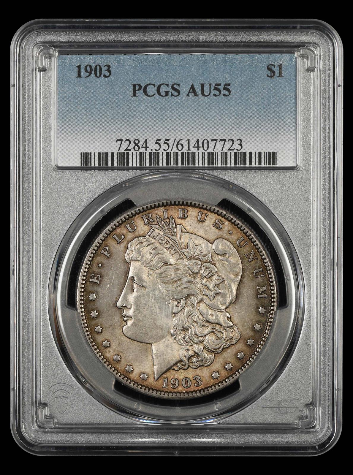 1903 $1 PCGS AU 55