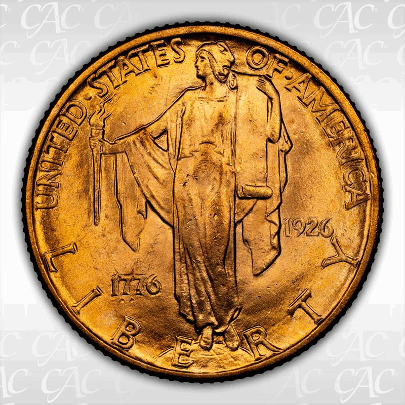 1926 Sesquicentennial $2.50 CACG MS64+ 