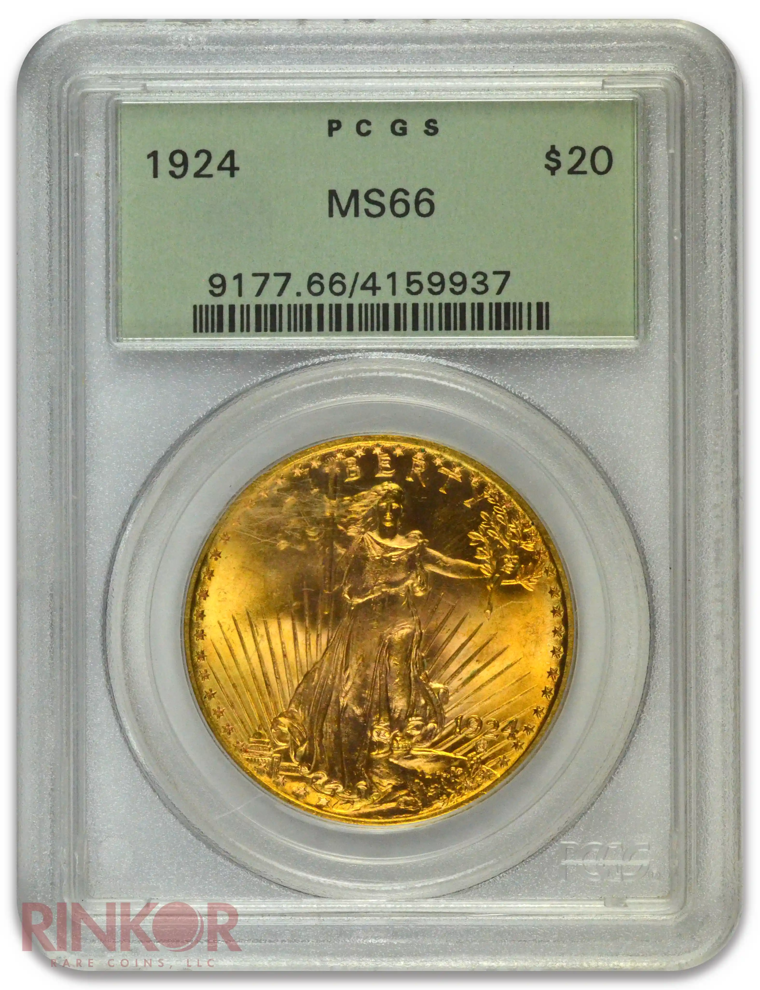 1924 Saint Gaudens $20 PCGS